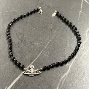 Vivienne Westwood Black Pearl Necklace